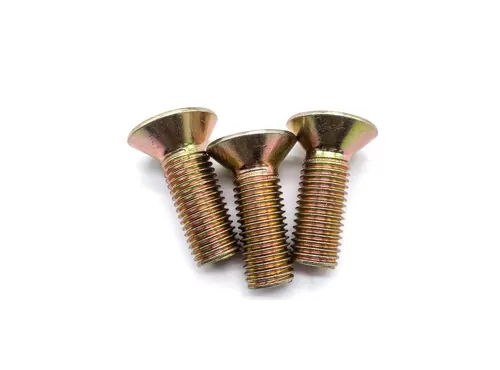 649814513354a517_404 Yellow Zinc Plated Flat Socket Head Cap Screw