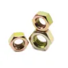 Yellow Zinc Plated Hex Nuts