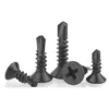 Black Oxide Flat Head Screw Self-drilling Screws