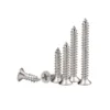 Stainless Steel CSK Flat Head Self-tapping Screws