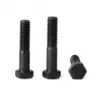 DIN960 blackening hexagon bolts with fine teeth: