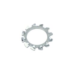 External tooth lock washer DIN 6797 A Spring steel Zinc plated